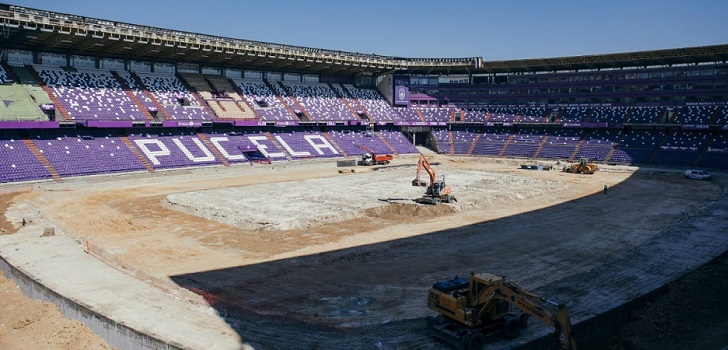 El Real Valladolid invierte dos millones para ampliar el aforo del estadio en 1.600 asiento